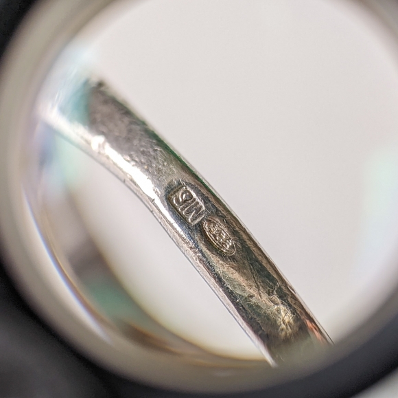 🇵🇱 Sterling Silver And Marcasite Pendant And Ring Set Made In Poland - Picture 10 of 10